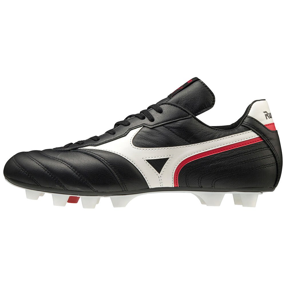 Womens Mizuno Morelia Zero Japan Soccer Cleats Black/White/Red Philippines (HVIBQZ528)